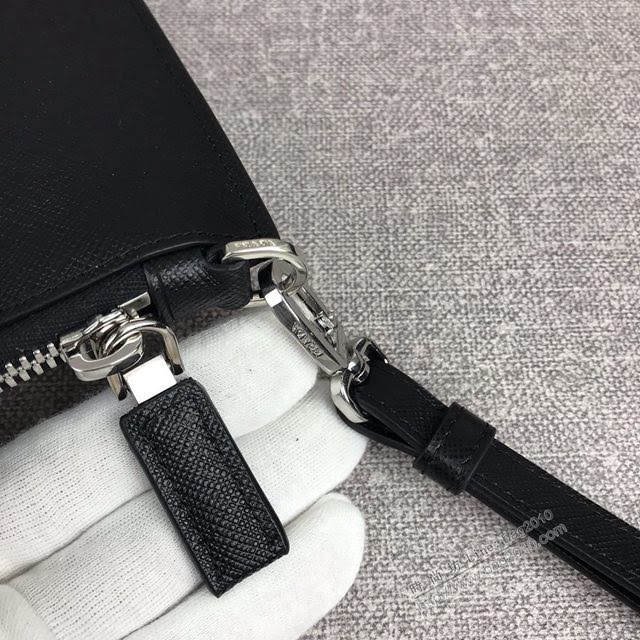 prada手包 普拉達十字紋牛皮手拿包 2NG005 PRADA限量版最新摩登態度系列手包  pyd2262